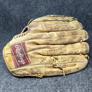 Rawlings Baseball Glove Left Hand Throw Leather Right Hand Fit Super Size